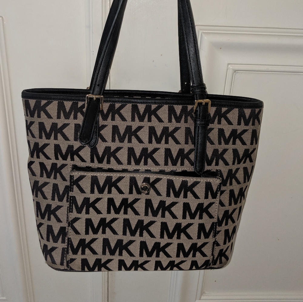 Michael Kors Beige and Black Bag
